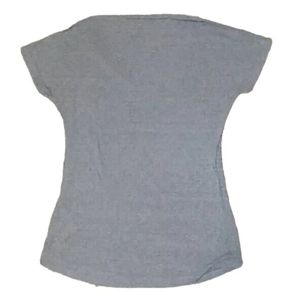 Obey Gray Logo y2k Scoop Neck T-shirt - Picture 4 of 4